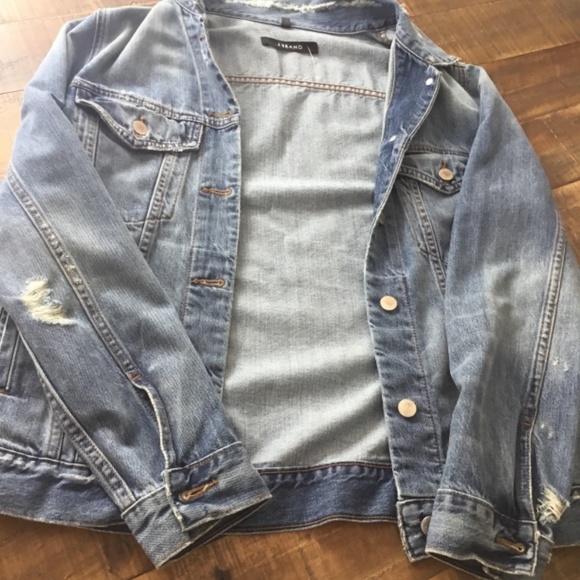 J Brand Darci Denim Jacket NWOT - Size M/L - Picture 4 of 5